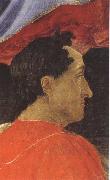 Mago wearing a red mantle Sandro Botticelli